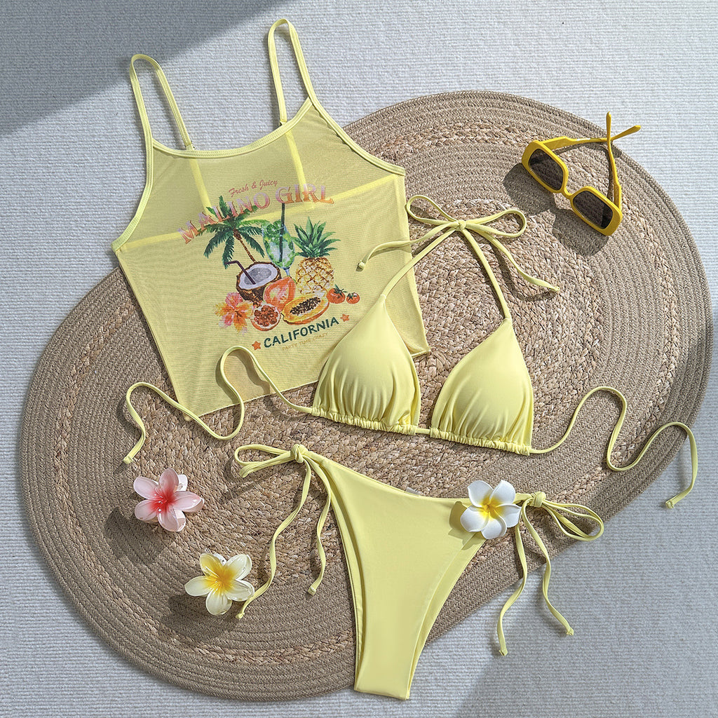 Women's Halter Ruffled Bikini Set – COTEHOUSE