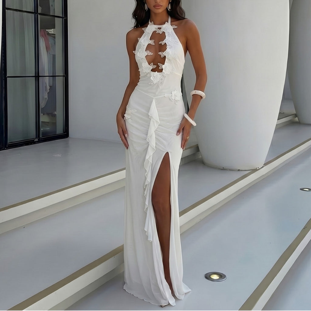 Women's Backless Lace Up Beach Cover-Up Dress – COTEHOUSE