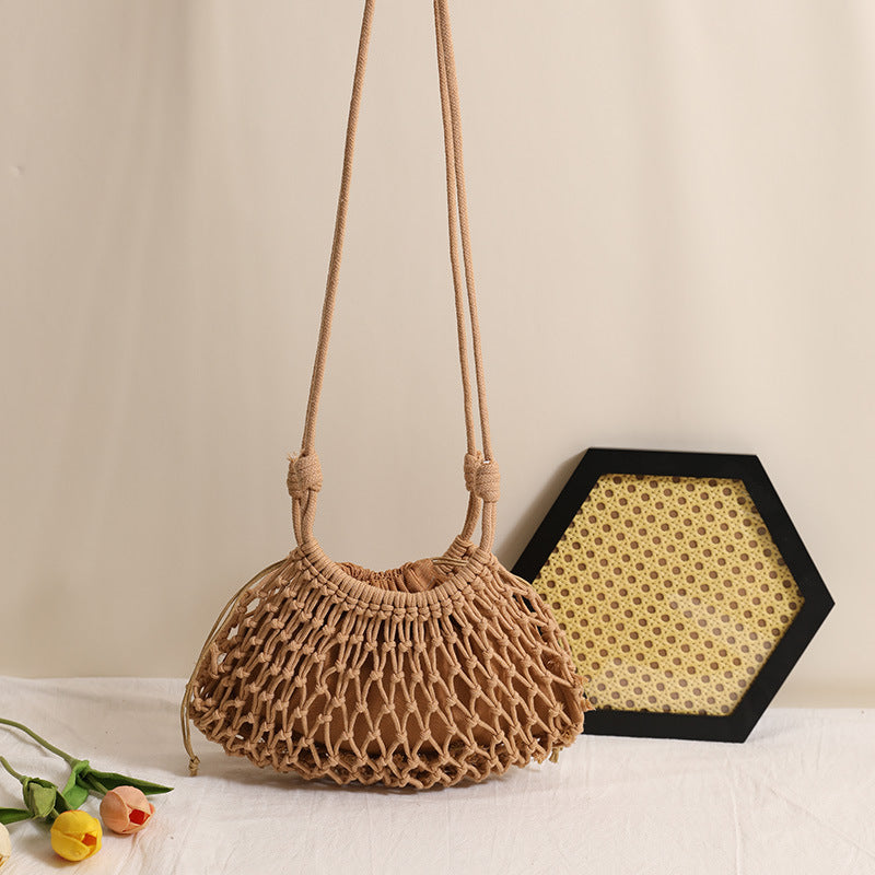 Cotton Thread Hollow Dumpling Coffee